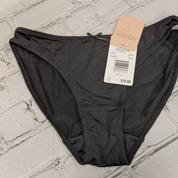 Two‎ Affinitas NWT $10 satiny brief Set of TWO - Picture 3 of 4